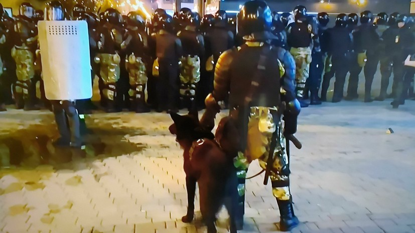 МВД Белоруссии сообщило о задержаниях участников протестов