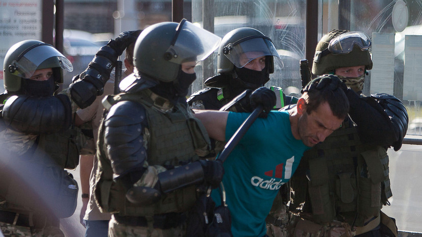В МВД Белоруссии сообщили о задержании более тысячи человек