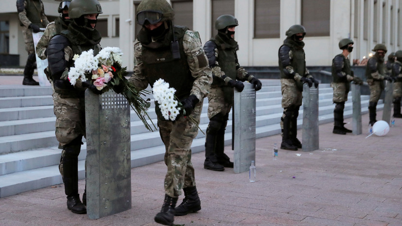 Демонстранты сохраняли спокойствие: участники акции протеста в Минске разошлись