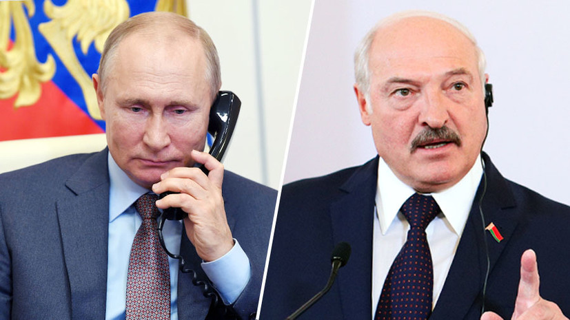 «Главное, чтобы проблемами не воспользовались деструктивные силы»: Путин и Лукашенко обсудили ситуацию в Белоруссии