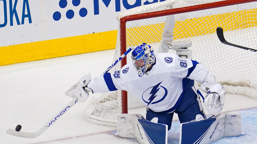 Василевский: «Тампа» практически ничего не позволила «Коламбусу» в третьем матче серии плей-офф Кубка Стэнли