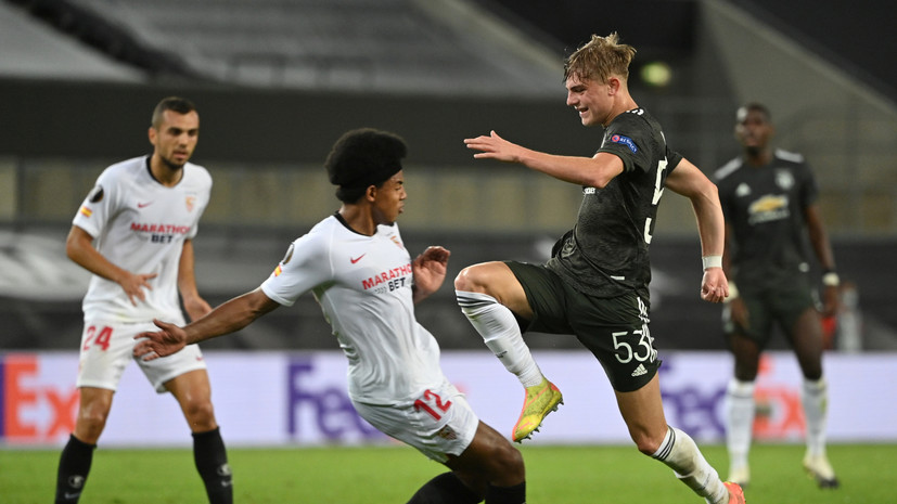 «Севилья» и МЮ забили по мячу в первом тайме 1/2 финала ЛЕ