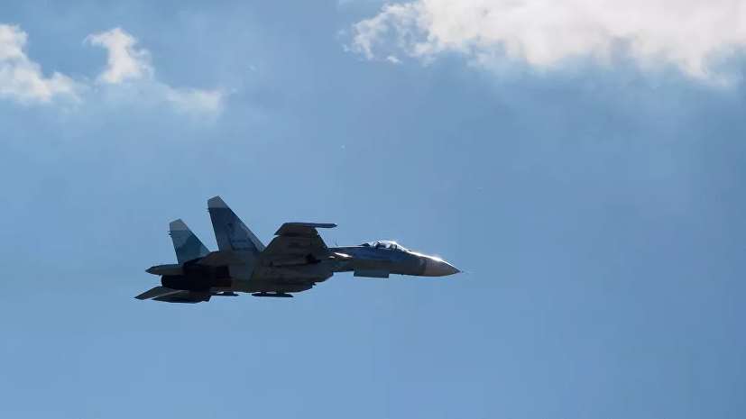 Су-27 проконтролировал полёт самолёта ВВС США над Балтийским морем