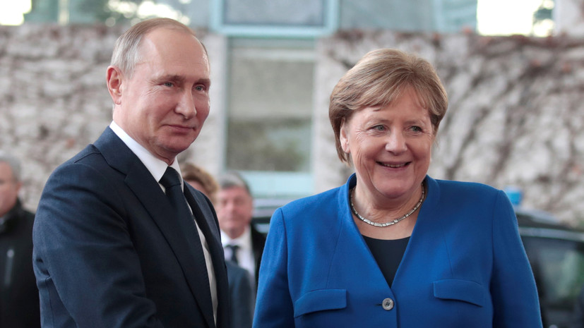 В Кремле сообщили детали разговора Путина и Меркель