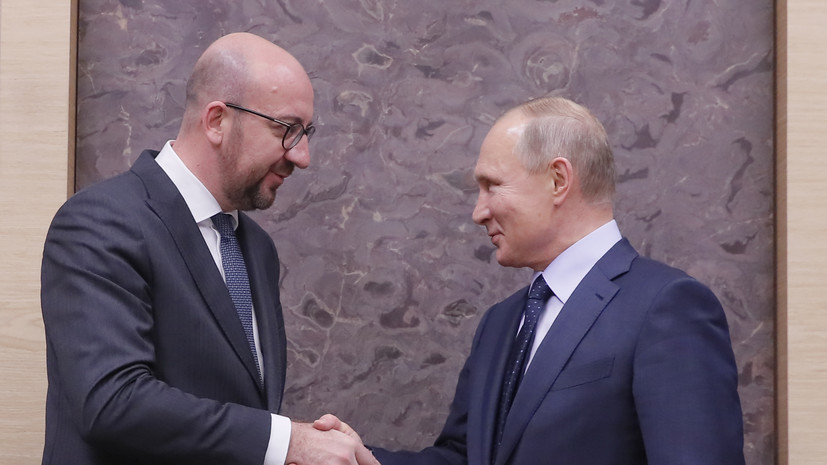В Кремле рассказали о разговоре Путина и главы Евросовета