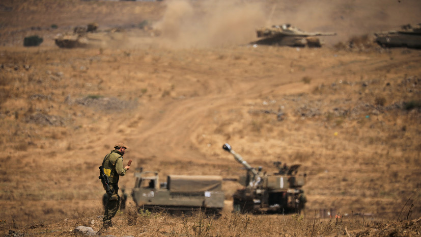 Израиль нанёс удары по военному объекту ХАМАС в ответ на обстрел