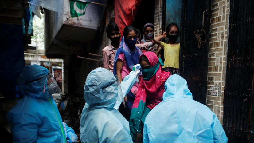Число выявленных случаев коронавируса в Индии приблизилось к 3 млн