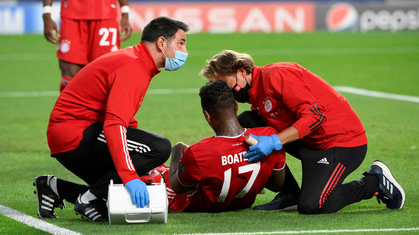 Футболист «Баварии» Боатенг покинул поле из-за травмы в финале ЛЧ