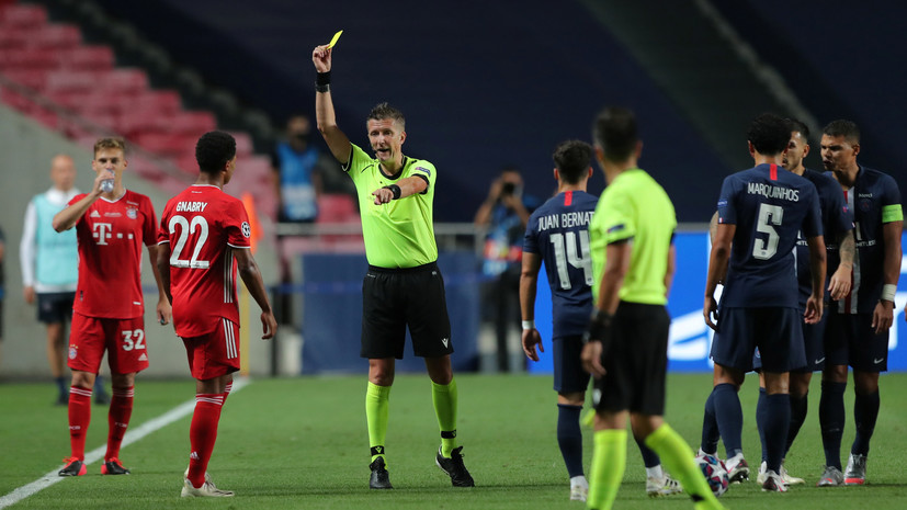 Футболисты ПСЖ и «Баварии» повздорили в финале ЛЧ