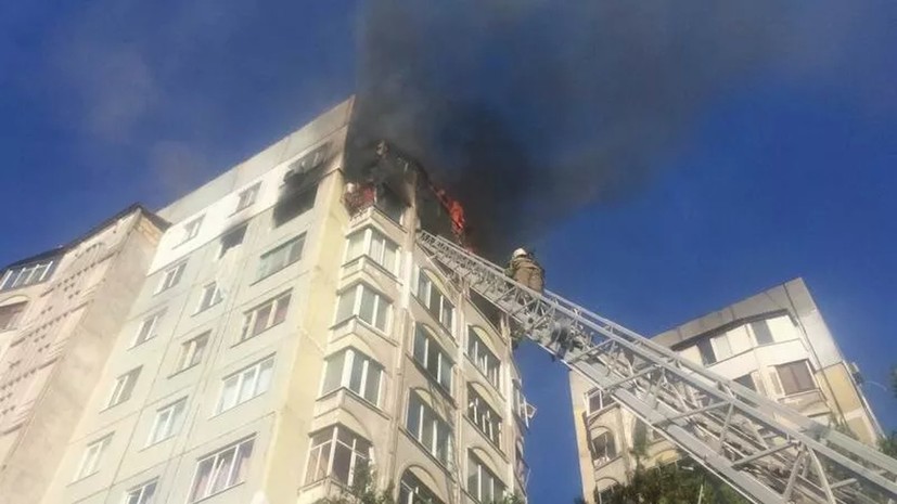 Один человек пострадал при пожаре в жилом доме в Керчи