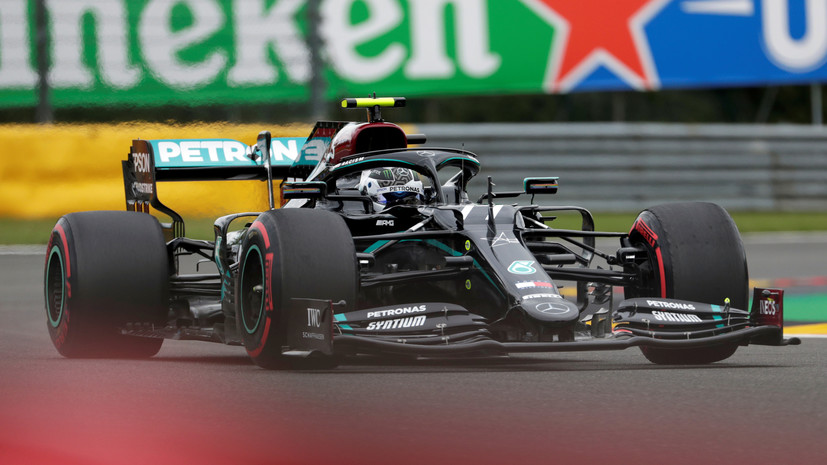 Боттас стал лучшим в первой практике Гран-при Бельгии, Квят — 11-й