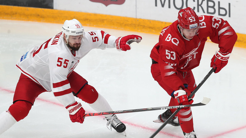 «Спартак» уступил «Витязю» в матче хоккейного Кубка мэра Москвы