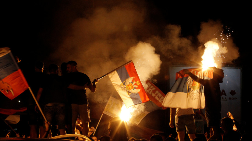 В Черногории несколько оппозиционеров пострадали из-за наезда машины