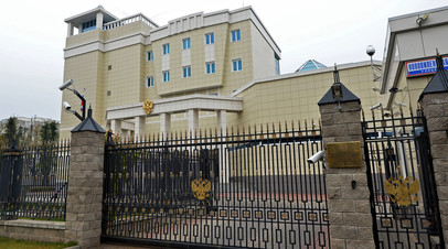 Здание посольства России в Белоруссии