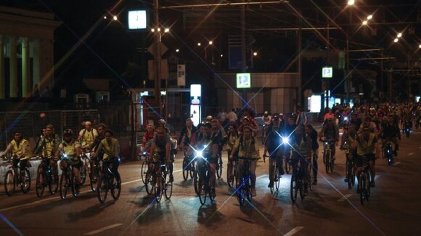 В Москве ограничат 5 сентября движение транспорта из-за ночной велогонки