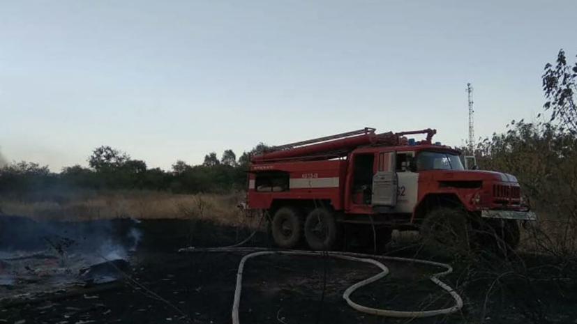 В Свердловской области локализован пожар на промышленной площадке