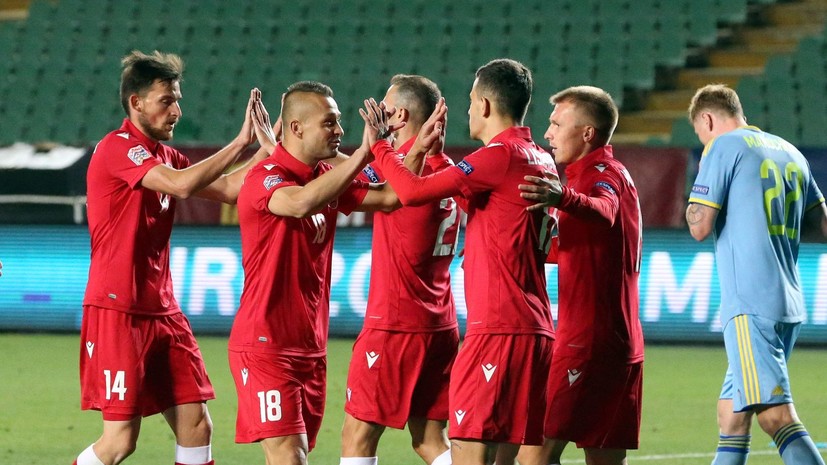 Гол игрока «Локомотива» Лисаковича принёс Белоруссии победу над Казахстаном в Лиге наций