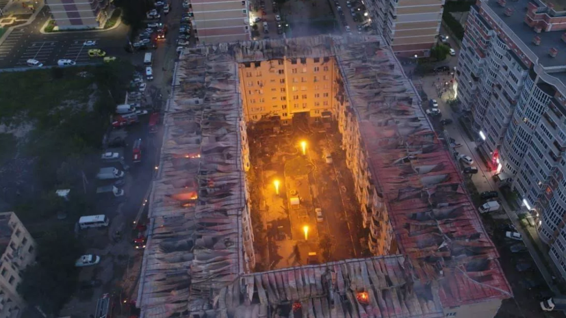 МЧС уточнило число пострадавших при пожаре в Краснодаре квартир