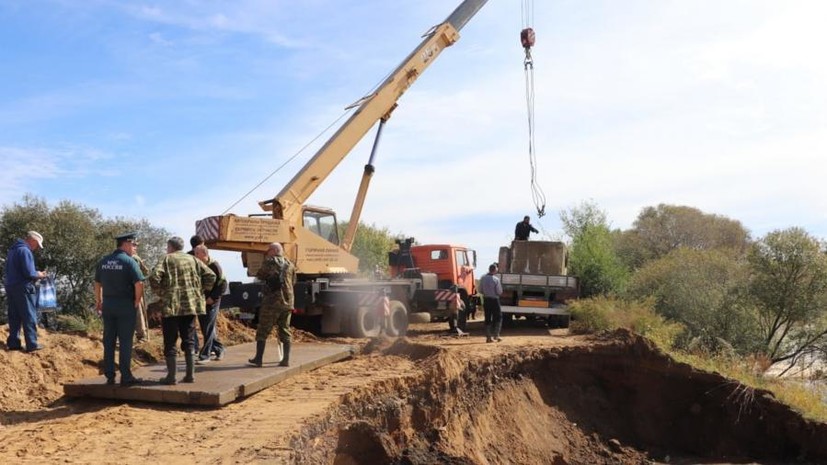 В ЕАО ликвидировали прорыв дамбы