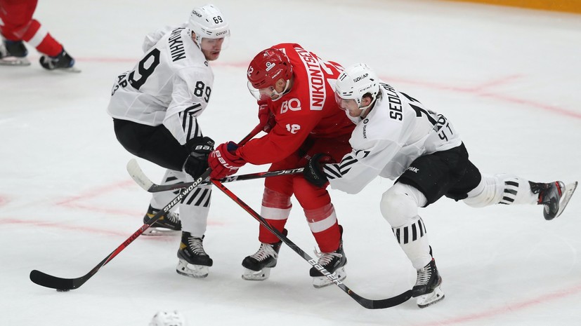 «Спартак» проиграл «Трактору» в матче КХЛ