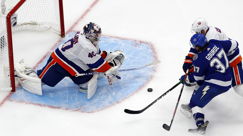 «Айлендерс» одолел «Тампу» в матче плей-офф НХЛ, Варламов сделал 36 сейвов