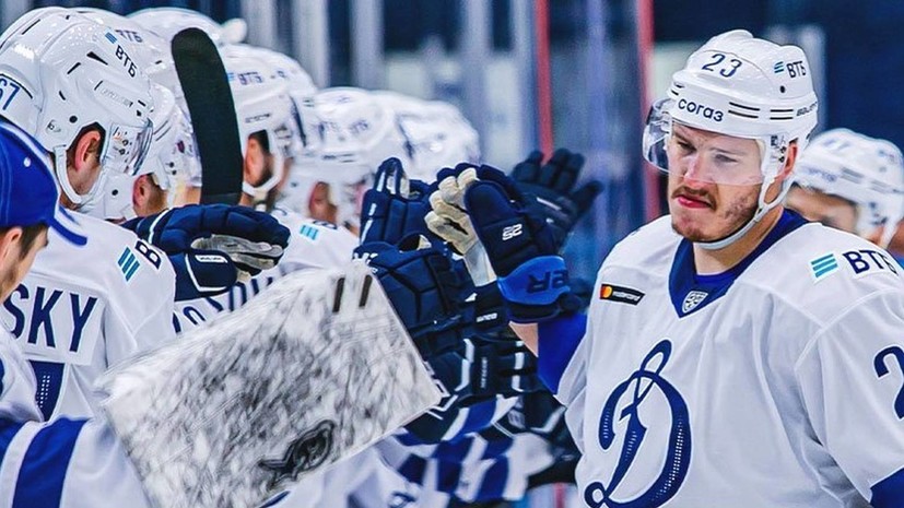 Хет-трик Яшкина помог «Динамо» обыграть «Сибирь» в матче КХЛ