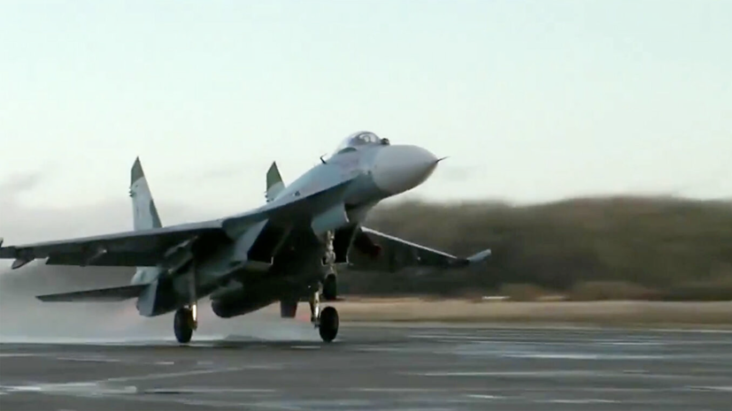 Су-27 поднимался на перехват военных бортов США и Швеции над Балтикой