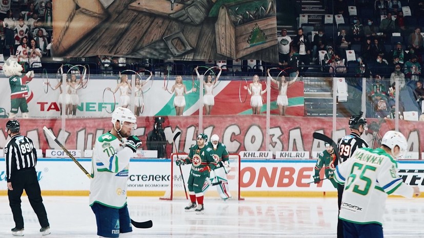 Дубль Зарипова помог «Ак Барсу» обыграть «Салават Юлаев» в матче КХЛ