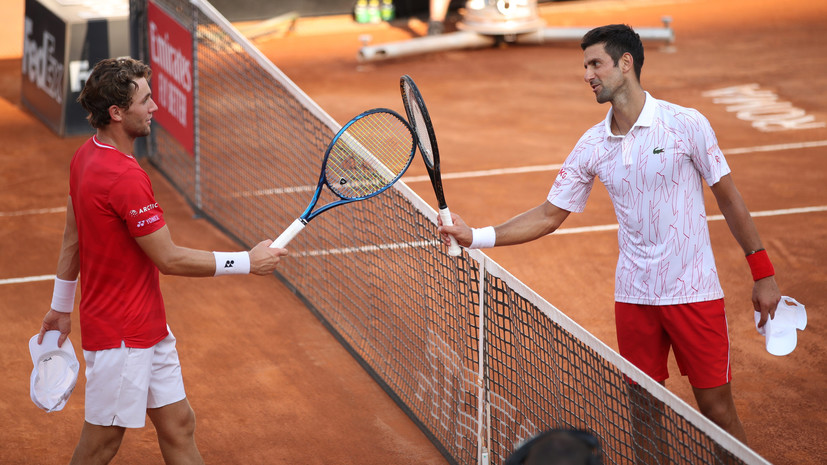 Джокович победил Рууда и вышел в финал турнира ATP в Риме