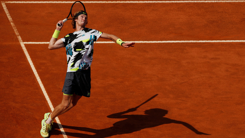 Рублёв опустился на две позиции в рейтинге ATP