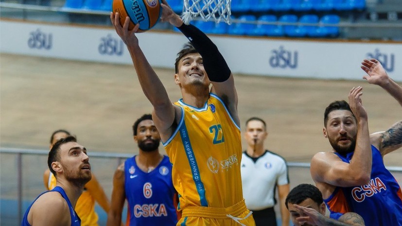 ЦСКА крупно обыграл «Астану» в матче Единой лиги ВТБ