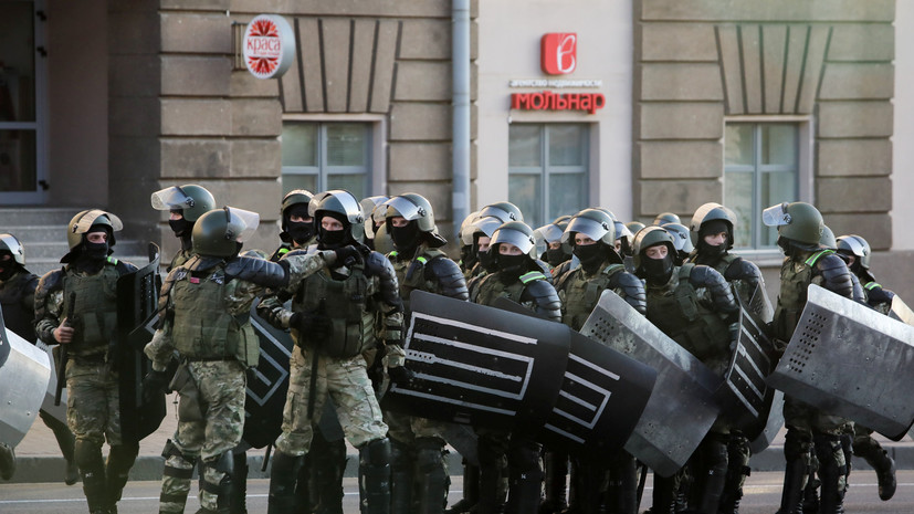 В Минске на акции протеста задержаны более десяти человек