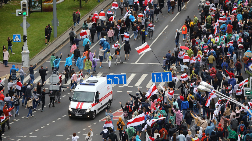 Число задержанных в ходе протестов в Белоруссии приблизилось к 200