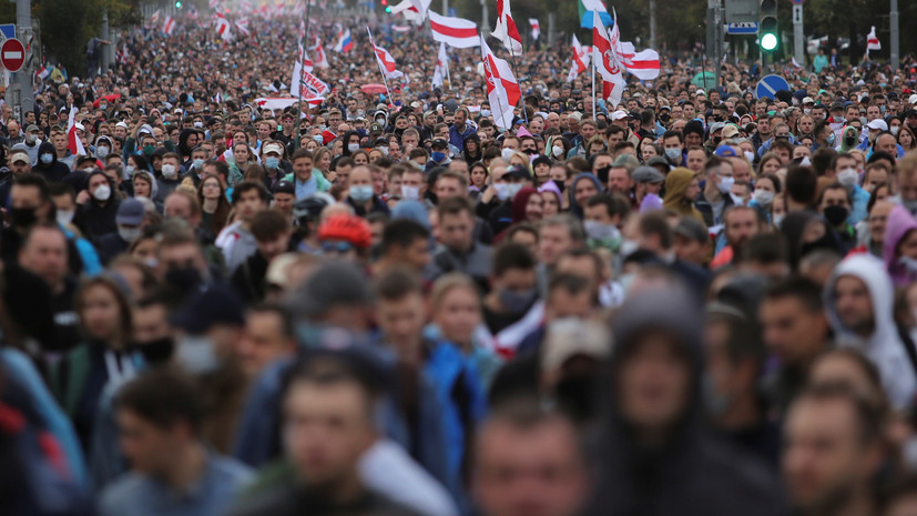 На протестах в Белоруссии 27 сентября задержали более 350 человек