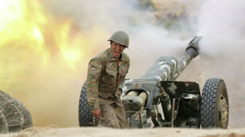 Минобороны Армении сообщило о боях в Нагорном Карабахе