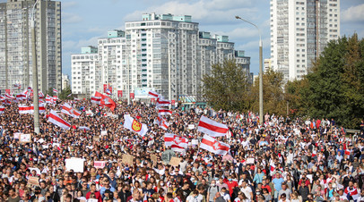 Протест в Минске