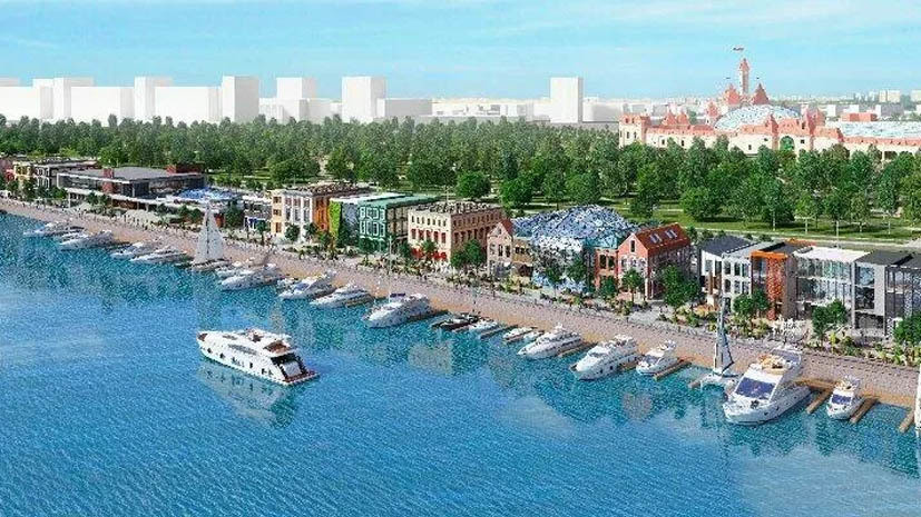 Проект благоустройства набережной у Южного речного вокзала одобрен