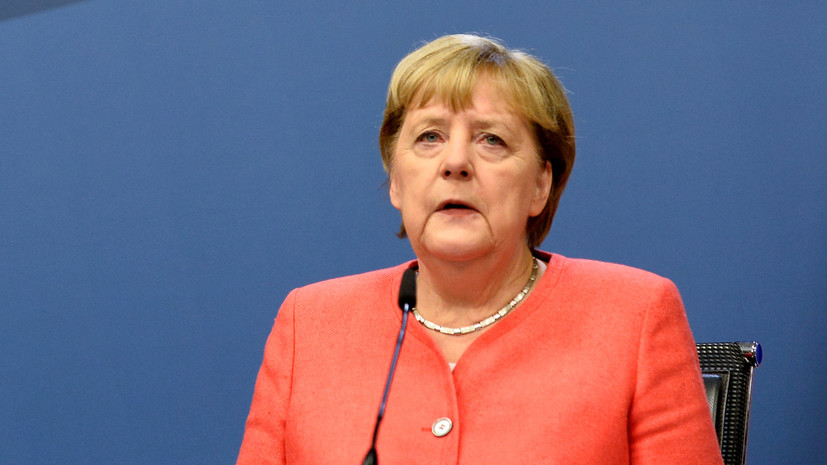 Меркель назвала запоздалыми санкции ЕС против Белоруссии