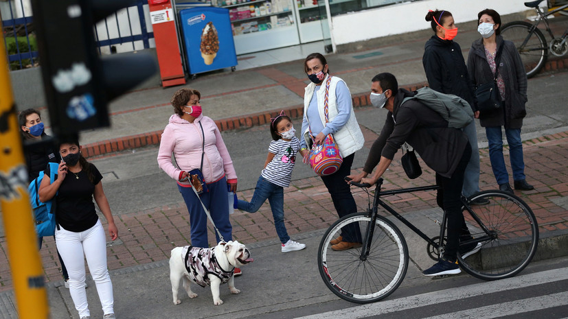 В Колумбии число случаев коронавируса достигло 848 147