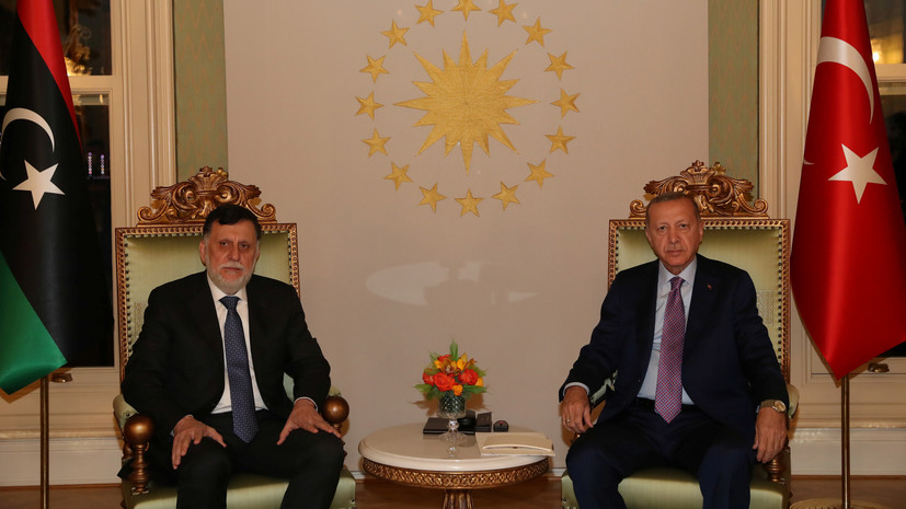 Эрдоган провёл переговоры с главой ПНС Ливии