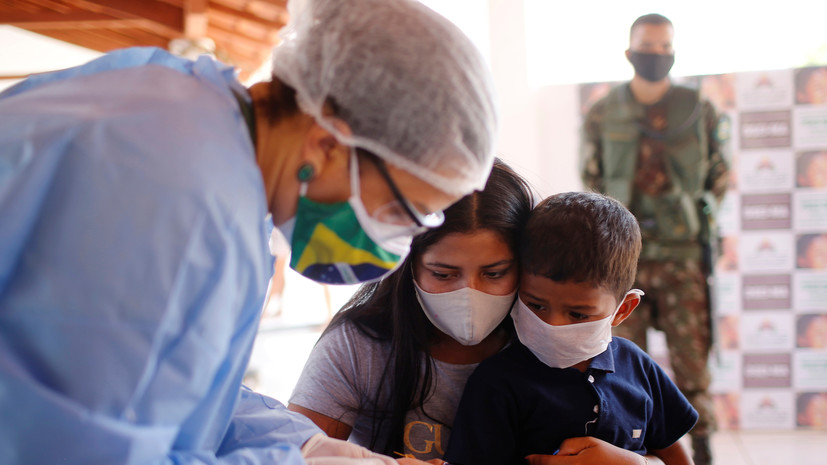 В Бразилии за сутки выявили более 41 тысячи случаев коронавируса