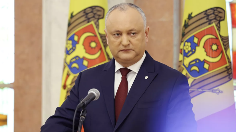 Додон рассказал о сроках проведения парламентских выборов в Молдавии