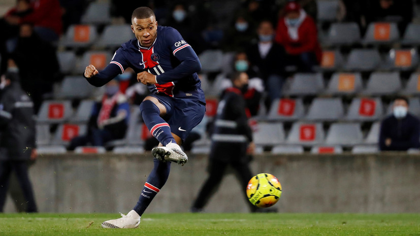 Дубль Мбаппе помог ПСЖ разгромить «Ним» в матче Лиги 1