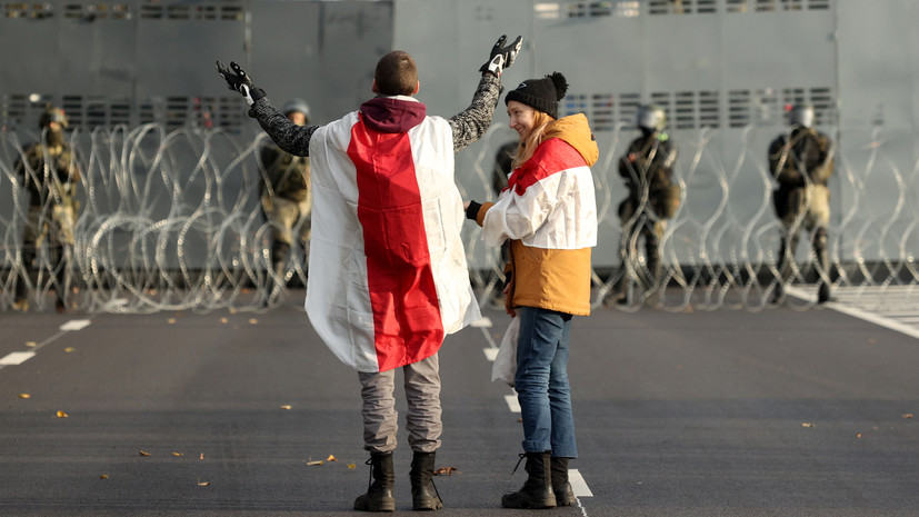В Минске силовики сделали предупредительные выстрелы резиновыми пулями