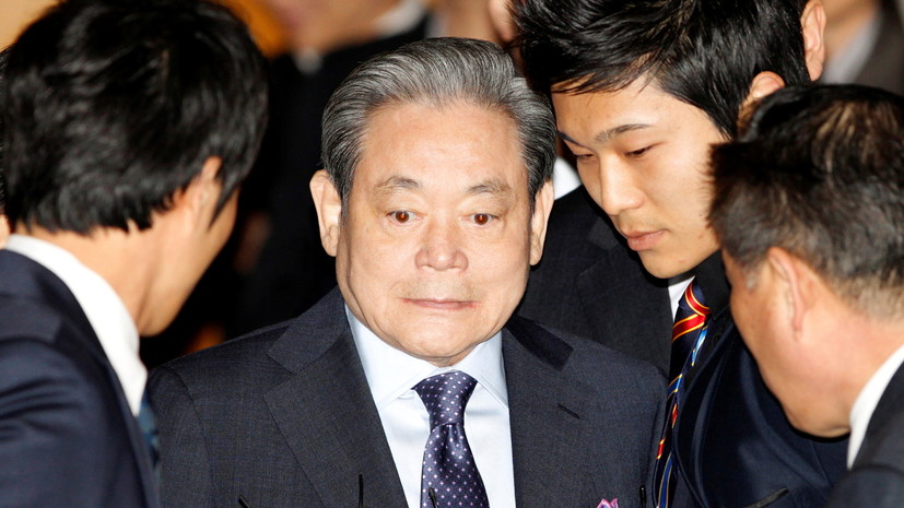 Глава Samsung Ли Гон Хи умер в возрасте 78 лет