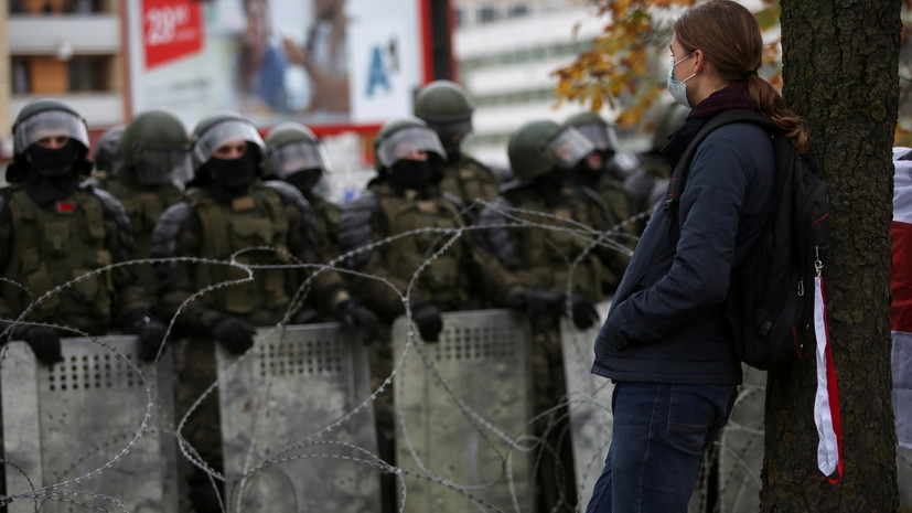 В Минске против протестующих применили спецсредства