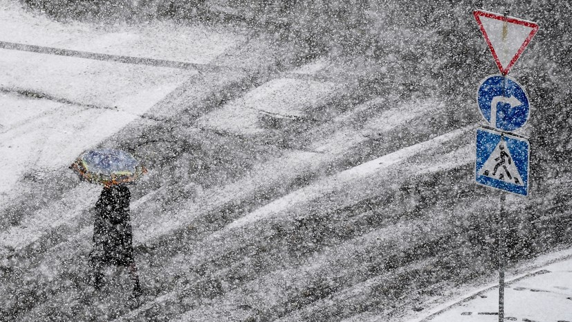 На Кольском полуострове ожидается сильный снегопад