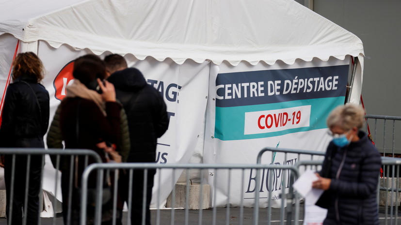 Во Франции за сутки выявили более 26 тысяч случаев коронавируса