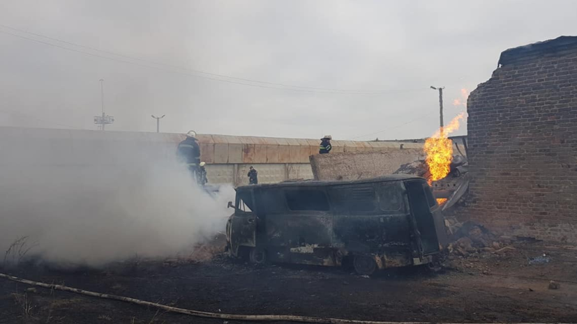 На украинской газоперерабатывающей станции произошёл взрыв