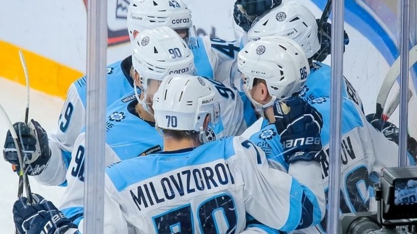 «Сибирь» одержала третью подряд победу в КХЛ, обыграв «Металлург»
